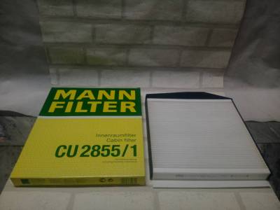 กรองแอร์ / กรองห้องโดยสาร  Volvo  S80  I  (1998 - 2006)  ทุกรุ่น  Cabin Air filter Mann CU2855/1 / CU 2855/1 d