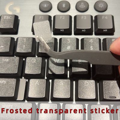 Frosted transparent and transparent  applicable to Logitech G813 G913 G915 TKL keyboard sticker  key film  anti oil Basic Keyboards