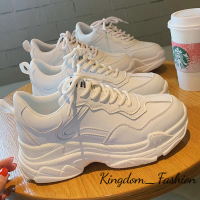 Kingdom_Fashion ยอดนิยม รองเท้าผู้หญิง รองเท้าผ้าใบ รองเท้าสุขภาพ รองเท้าแฟชั่น ขี้ขลาด การออกแบบที่เป็นเอกลักษณ์ วัสดุที่มีคุณภาพ ใช้ B26F015 42Z231020