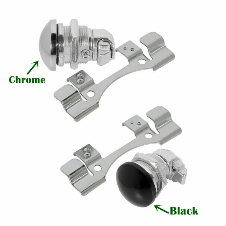 Motorcycle Fuel Door Latch Push Button Gas Oil Cap Tank For Harley