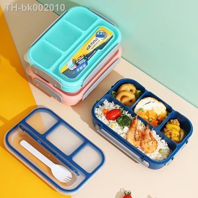 ✳✙ 1pc 1300ml Insulated Lunch Box 4 Compartments Plastic Microwavable Bento Box For Kids School Food Container Vacuum Flasks