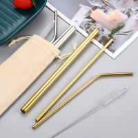 Durtens Plastic Straws Drinking Tubes Stainless Steel Straw Set Drinkware Drink Straws Eco-Friendly Metal Straw Reusable Straw Specialty Glassware