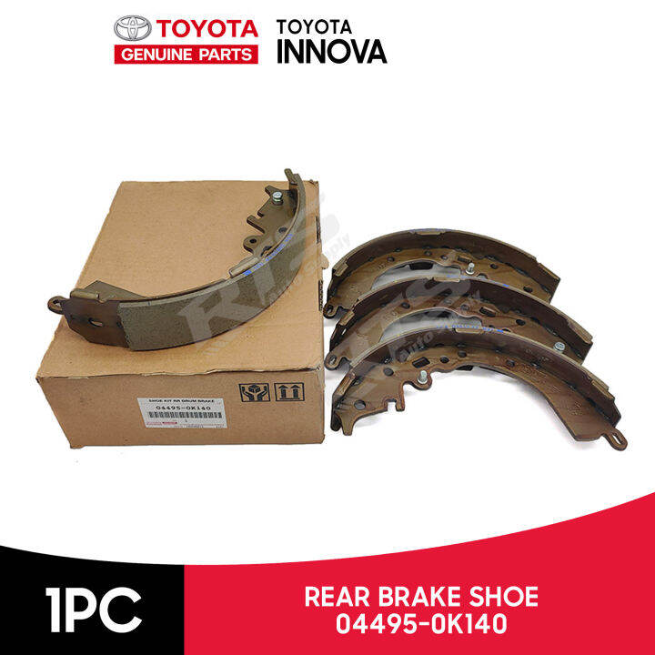 Toyota Genuine Rear Brake Shoe Toyota Innova 2016 Up 044950K140 1