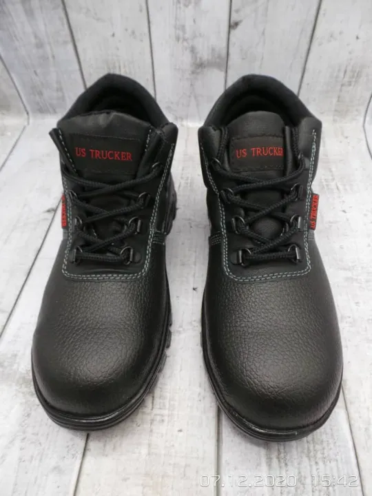 US TRUCKER-1906 Men Safety Boots Safety Shoes Lace Midcut/Kasut & But ...
