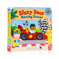 Bizzy Bear Racing Driver Series ภาษาอังกฤษ Original สมุดวาดภาพระบายสีสำหรับเด็กกระดาษแข็งกลไกการทำงานหนังสือเด็ก Bab ตรัสรู้การเรียนรู้ในขณะที่เล่น0-6ปี
