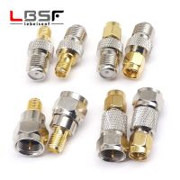 Connector RF coaxial coax adapter F Type Female Jack to SMA Male Plug Straight F connector to SMA Connector Replacement Parts