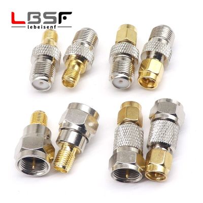 Connector RF coaxial coax adapter F Type Female Jack to SMA Male Plug Straight F connector to SMA Connector Electrical Connectors