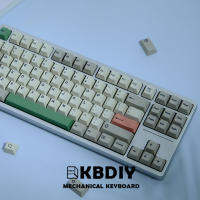 Kbdiy GMK 9009คีย์บอร์ดลายเชอร์รี่ย้อนยุค134คีย์/ชุดสำหรับคีย์บอร์ดแบบกลไก DIY ออกแบบเอง PBT สีย้อม-ซับ61 60 Bakclit ISO Keycaps