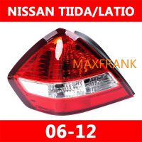 Sedan TAILLIGHT TAIL LIGHT TAIL LAMP BRAKE LIGHT BACK LIGHTไฟท้ายรถซีดานสำหรับ Nissan Tiidanissan Latio 06-12ไฟท้ายเบรกไฟท้ายไฟท้าย Lampu Belakang