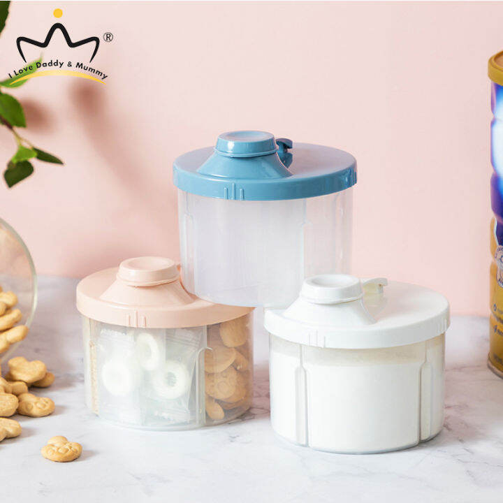 4 Grid Portable Baby Food Storage Box Essential Cereal Box Toddler Kids