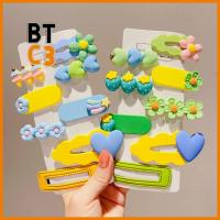 BTC3 8Pcs หวานหวานแหววว คลิปผมรัก สีลูกอมสี คลิปหน้าม้าแบบหนีบ อุปกรณ์เสริมผม แฟชั่นสำหรับผู้หญิง น่ารักน่ารักๆ Barrettes บาร์เร็ตต์ สาวๆ