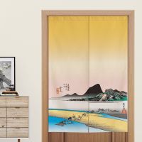 Japanese-Style Scene Kitchen Bedroom Bathroom Partition Wall Fabric Door Pub Bar Curtain