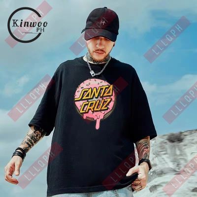 Lucky T330 Oversized Shirt Collection Graphic Tshirt For Men Korean Fashion Santa Cruz Shirt