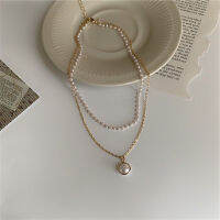 2 layer pearl necklace - morning.earrings