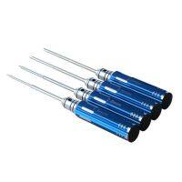 4Pcs Screwdriver Hexagon Head 1.5 2.0 2.5 3.0mm Hex Screw Driver Tools Set Professional RC Tools Kits For FPV Helicopter Car Handtool parts Accessories