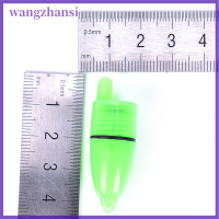 Wangzhansi ที่หนีบกระดิ่งไฟ LED คันเบ็ดตกปลาสำหรับตกปลาตอนกลางคืนจำนวน10ชิ้น