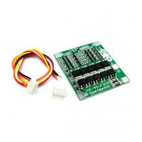 BMS 4S 14.8V 30A 18650 Lithium Battery Charge Protection Board 18650 Balancer Power Bank Equalizer Board With Wire