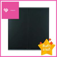 ตู้คู่ KING G.PLATINUM CURVE 90x94 ซม. สีเทาDOUBLE WALL CABINET KING G.PLATINUM CURVE 90x94CM GRAY **ด่วน ของมีจำนวนจำกัด**