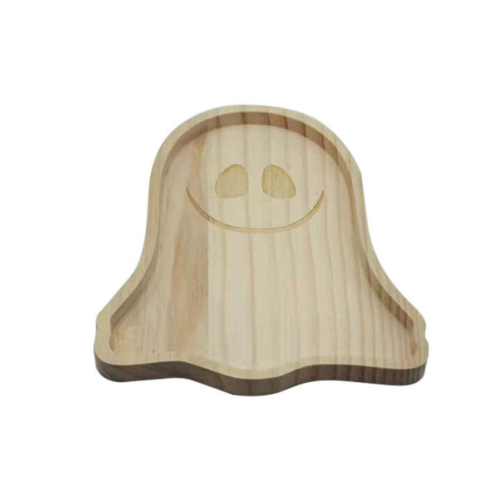 halloween-pumpkin-tray-wooden-ghost-tray-food-fruit-snack-storage-plate-home-accessories-halloween-party-table-desk-decoration