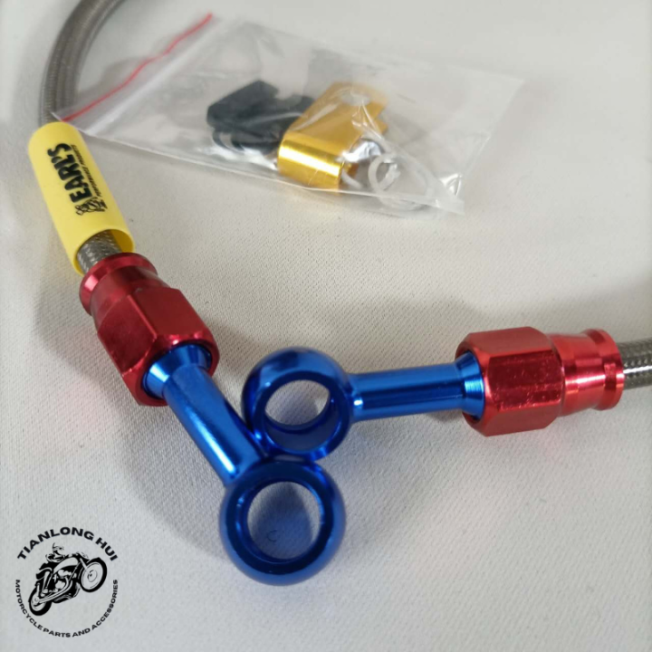 Original EARL’S Brake Hose Braided 60cm/120cm 45 Degree Universal Made