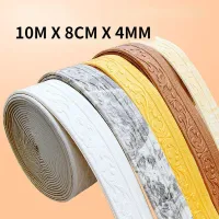 10m 3D Foam Wall Stickers Self Adhesive Waterproof Baseboard Wallpaper Border Sticker Living Room Bedroom Home Wall Decorations