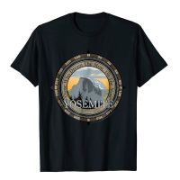 Yosemite National Park T Shirt Hiking Tee Wanderlust Normal T Shirt For Men Cotton Tops Tees Hip Hop Oversized