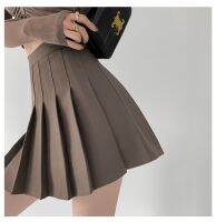 【CC】▤  Preppy Classic Tiered All-around Pleated Skirt Girls Waist Cheap Wholesale