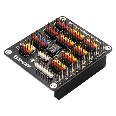 【✲High Quality✲】 fuchijin77 เซ็นเซอร์ราสเบอร์รี่ Pi 4 Gpio บอร์ดขยายสำหรับเครื่องพิมพ์บอร์ดเชื่อมต่อขยายการแปลงแอนะล็อกดิจิทัล Ad/da สำหรับราสเบอร์รี่ Pi 4b/3b/3b