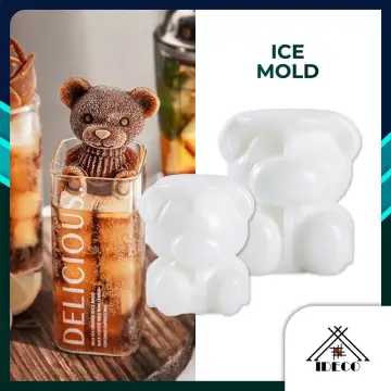 1pc Creative Bear Ice Tray Household Freeze Ice Cube Mold Diy Ice
