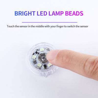 Universal Car Mini Led Touch Switch Light Auto Wireless Ambient Lamp Portable Night Reading Light Car Roof Bulb Interior Light-Laojie