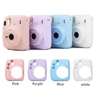 （misty shop）เคส Mini11สำหรับ Fujifilm Instax,เคสซิลิโคนสำหรับกล้องใหม่ฝาครอบป้องกันกรอบแบบนิ่มสีทึบเคสปกป้องรอยขีดข่วน