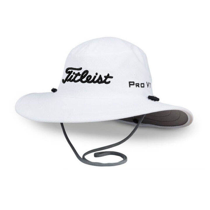 titleist-tetlister-หมวกกอล์ฟชายหมวกขอบใหญ่หมวกหมวกกันแดดปรับได้