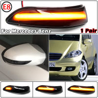 Scroll Dynamic Blinkers ไฟเลี้ยวด้านข้างกระจกแสง Led รถหลอดไฟ Facelift สำหรับ Benz A B Class W169 W245 04-08