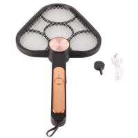 Electric Fly Swatter ที่แขวนพับเก็บได้แบบชาร์จไฟได้มัลติฟังก์ชั่น Electric Fly Killer Bug Racket