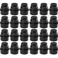 24PCS OEM 15646250 Black Color New Lug Nut Cover Cap M27-2.0 Fits For Chevrolet For GMC 1500 2500 Full Size Truck MSP3002 99956 Nails  Screws Fastener