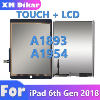 【YF】 LCD Touch For iPad 6 6th Gen 2018 A1893 A1954 Screen Digitizer Assembly Display ipad 9.7
