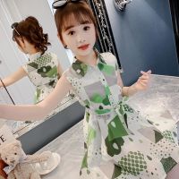 Girls Summer 2022 Dress New Childrens Playful Cute Dress Teenage Girls Princess Party Birthday Party Dresses Light Kids Clothes