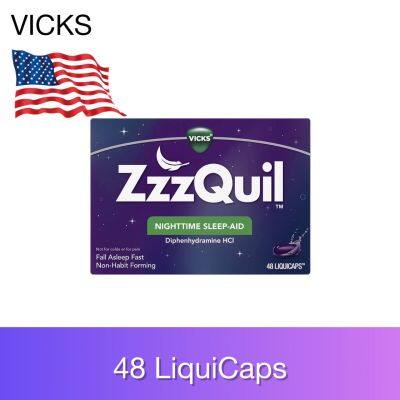 ZzzQuil Nighttime Sleep aid 48 liquicaps