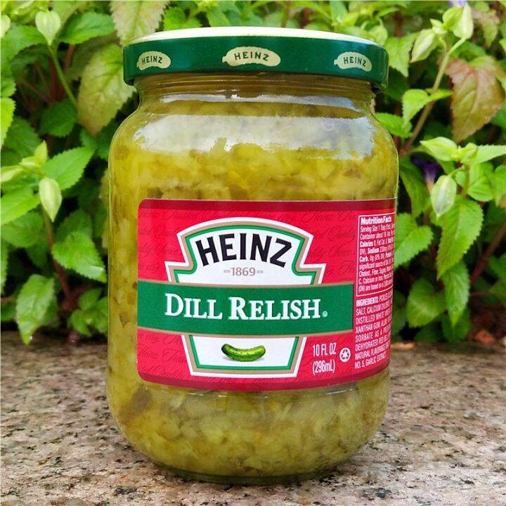Heinz Dill Cucumber Pickle Sauce Hot Dog Burger Crumble Appetizer HEINZ