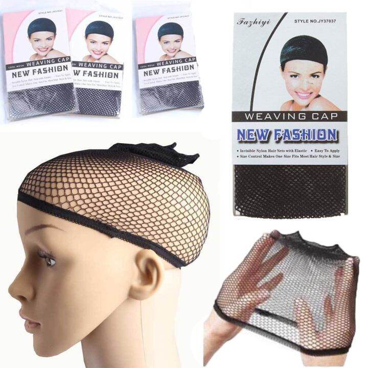 3pcs. Hair Net Weaving Cap | Lazada PH