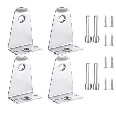 Metal Hold Down Brackets and Pins, Blind Brackets Blind Holder Replacements for Horizontal Blind Shades Window