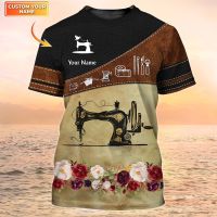 （Childrens adult size, in stock）Newest Summer Men‘s Fashion T-shirt Sewing  3D Printed t shirt Unisex Casual Tshirt Tailor Shop Uniform DW123（can Customizable）