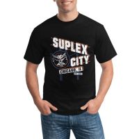 Brock Lesnar Suplex City Welcome You City 100% Cotton Tee Man Out Wear Fashion WildS-5XLDIY เสื้อยืด  NJQE