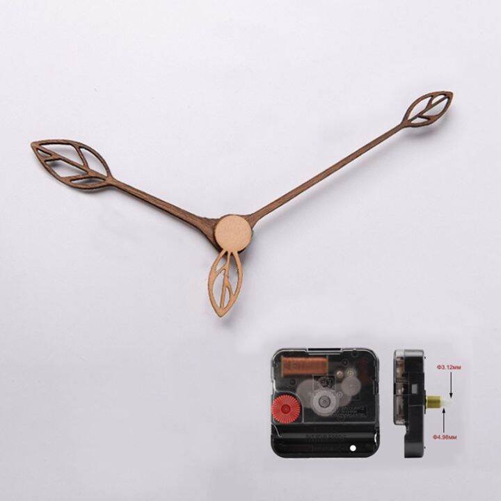 Nordic Quartz Clock Repair Movement Wooden Hands For DIY Creative Wall