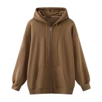 【CW】 Oversize Thick Hoodies 2022 Fashion Ladies Streetwear Fleece Outfits Loose Hoody