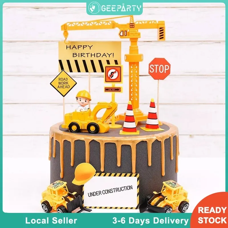 Construction Theme Birthday Cake Idea: Dig in! – Avalon Sunshine