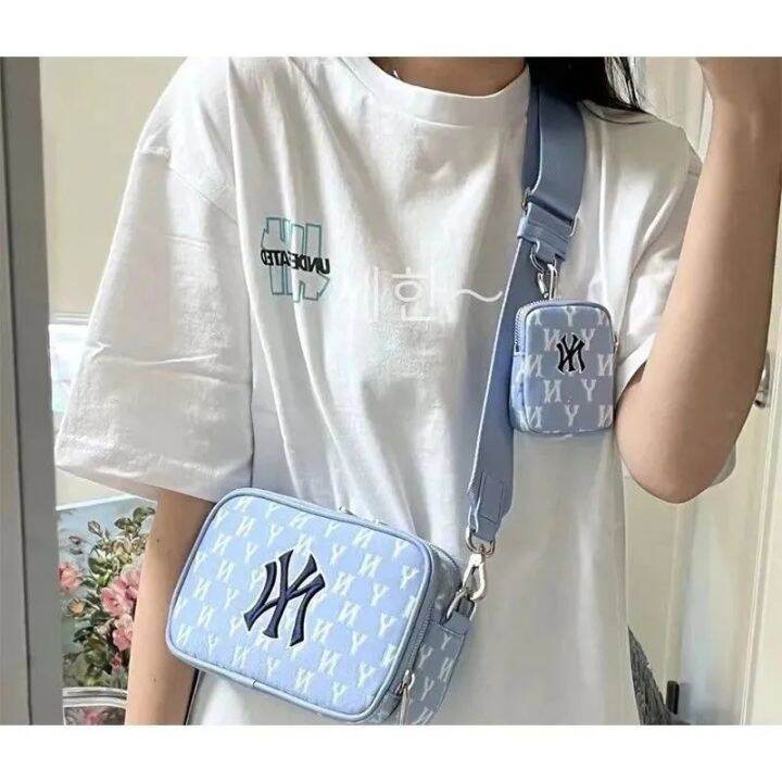 mlb-official-ny-korean-ml-trendy-brand-couple-shoulder-bag-mother-and-child-camera-bag-ny-embroidery-messenger-bag-men-and-women-all-match-sports-and-leisure-bag