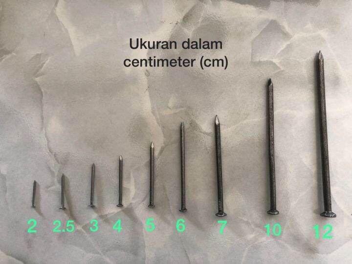 Paku Kayu Paku Triplek Ukuran Cm Sampai Cm Dus Bruto