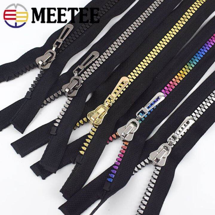 1-2pcs-meetee-8-80cm-open-end-resin-zipper-coat-down-jackets-clothes-bag-sewing-zippers-diy-repair-kits-garment-accessories-door-hardware-locks-fabri