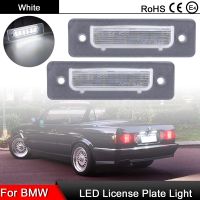 1 Pair For BMW 3-Series E30 5-Series E12 E28 6-Series E24 7-Series E23 E26 M1 Z1 Roadster White LED License Plate Light